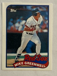 1989 Topps Double-Header All Stars Mike Greenwell Boston Red Sox