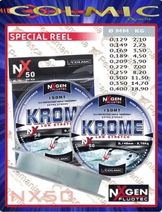 Monofilo mulinello Colmic NXgen NX50 Krome mt.150 pesca in mare - Imagen 1 de 1