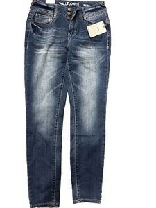 Wallflower Sz 9/29 Women’s Junior Ultra Fit Skinny Jeans Blue Denim NWT New - Picture 1 of 10