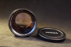 Konica Hexanon AR 200 mm f 3.5, tappi, leggere - Imagen 1 de 7