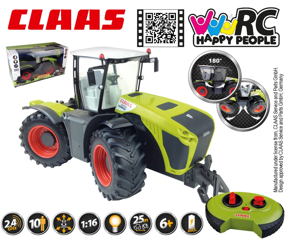 RC Traktor Claas Xerion Trecker Schlepper Ferngesteuert Happy People 34428 Neu - Bild 1 von 4