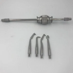 1 Set Dental Surgical Instruments Tool Kit Crown Remover With 3 Attachments Tips - Imagen 1 de 9