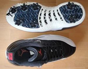 Nike Air Jordan XII 12 Low Black White Golfschuh Herren 42 - Bild 1 von 7