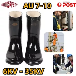 ROTOSAFETY Work Boots 35KV Safety Gumboots Electrical High Voltage Waterproof AU - Bild 1 von 18