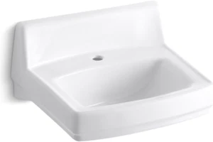 K-2031-0 Greenwich Wall-Mount Bathroom Sink, White 1.38 - Picture 1 of 2