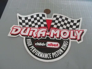 Adesivo/decalcomania VINTAGE DURA-MOLY CORSA ORIGINALE VECCHIO MAGAZZINO - Foto 1 di 2