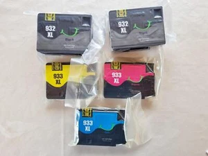 Kompatible HP Tinte 932/933 XL 5er Set für HP Officejet 6100,6600,7110, 7600 usw - Bild 1 von 2