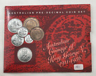 1936 Australian Pre-Decimal Coin Set - Aus Coinage of King George V - Sherwood -