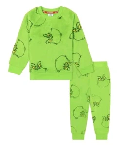 The Grinch Toddler Long Sleeve Sweatshirt and Jogger Set, Size 4 NWT - Picture 1 of 1