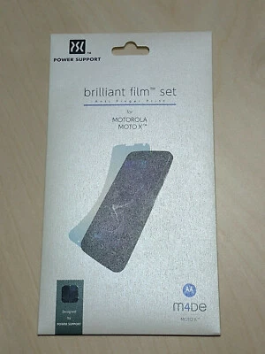 Motorola Moto X M4DE Juego de Película Brillante Antihuellas Dactilares para Pantalla Frontal Paquete de 2 Foto 1 de 2