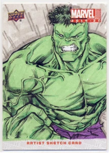 Tarjeta de boceto anual Upper Deck Marvel 2019-20 Spiderguile Hulk - Imagen 1 de 1
