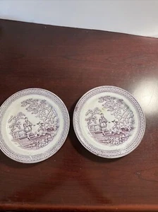 2 Vintage Ironstone T.G.B Pekin Plates - Picture 1 of 6