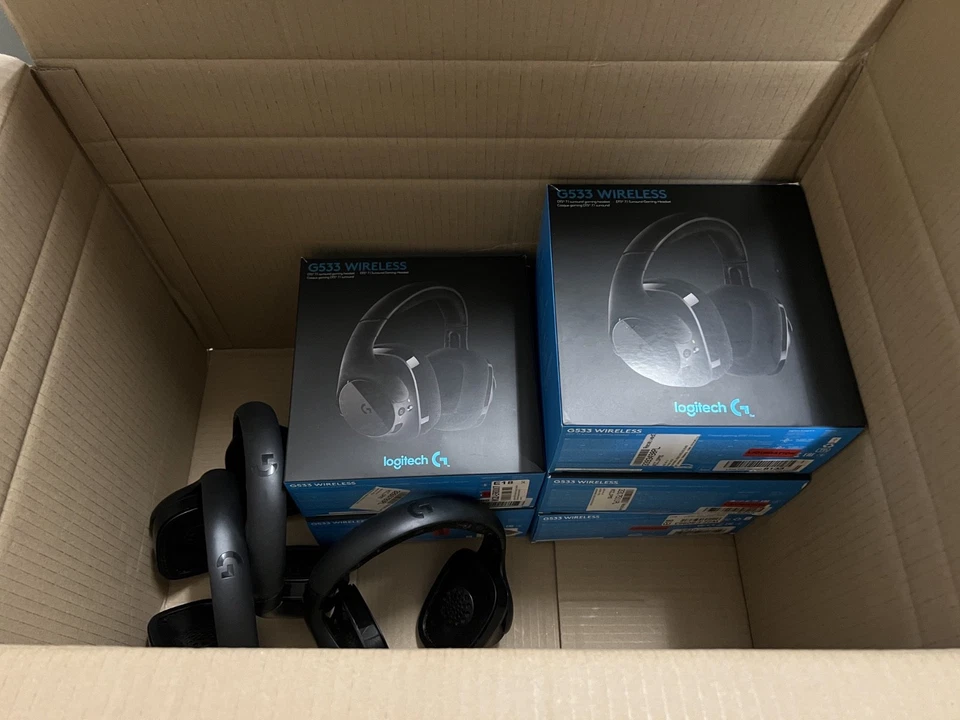 Logitech G533 Wireless Gaming Headset Defekter Restposten (8 Stück ohne Zubehör) - Bild 1 von 1