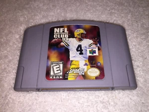 NFL QuarterBack Club 99 (Nintendo 64, 1998) N64 Authentic Cartridge Excellent! - Imagen 1 de 3