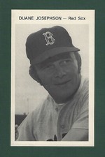1971 Boston Red Sox Team Issue Duane Josephson