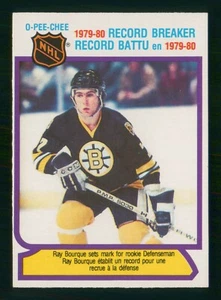 RAY BOURQUE RECORD BREAKER 1980-81 O-PEE-CHEE 1980-81 Nº 2 Como Nuevo+ 62654 - Imagen 1 de 2