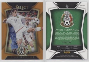 2015-16 Panini Select Orange Prizm /149 Javier Hernandez #90.1