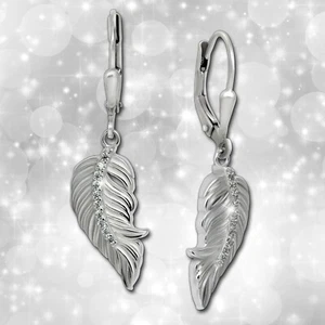 SilberDream Damen Ohrringe aus 925 Sterling Silber mit Zirkonia SDO4427W