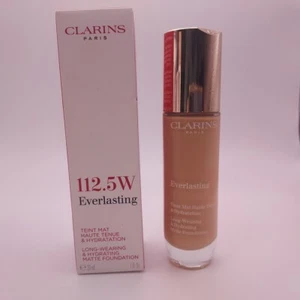 Clarins Everlasting Long Wearing  Hydrating Matte Foundation 112.5W CARAMEL  - Picture 1 of 6