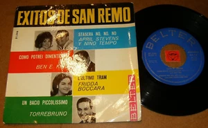 BEN E.KING - EXITOS DE SAN REMO - EP SPAIN BELTER 51346  / LISTEN - RNB  POPCORN - Picture 1 of 2