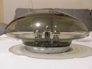 Decken Wand Lampe Leuchte Plafoniere Space Age Hillebrand 70er - Bild 1 von 7
