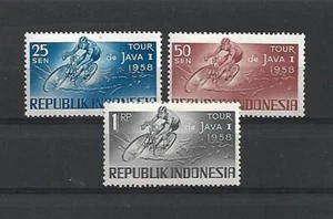 INDONESIA. Año: 1958. Tema: CARRERA CICLISTA DE JAVA. - Picture 1 of 1