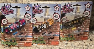 Imperial Finger Boards Skateboard Boys Desk Toys (22044) Wheel & Stud LOT OF 3 - Picture 1 of 10