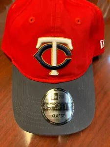 NEW W STICKER - Minnesota Twins MLB 49Forty New Era Hat - XL - MSRP $28 - Picture 1 of 3