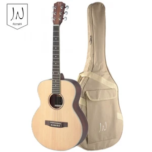 J.N Guitars Asyla Series Mini Auditorium Acoustic Travel Size Left Hand Guitar - Picture 1 of 4
