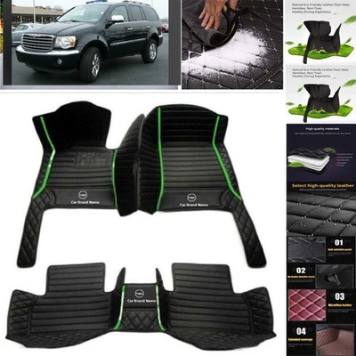 For Chrysler Aspen Car Floor Mats Luxury Waterproof Pads Liner Auto Rug Foto 1 de 4