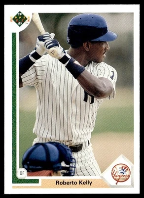 1991 Upper Deck Roberto Kelly New York Yankees #372 - Image 1 of 2