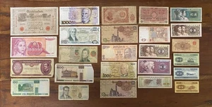Lot Of 25 Banknotes All Different (Ref: L-74) - Picture 1 of 1