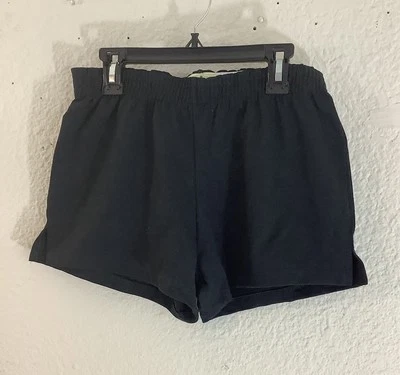 2-American Apparel Clásico Niña Pantalones Cortos Atléticos Negro M Paquete de 2 B-2 Foto 1 de 4