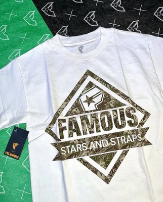 Famous Stars And Straps Yelawolf Camo Shirt Small NWT Blink 182 Eminem Y2K - image 1 of 4