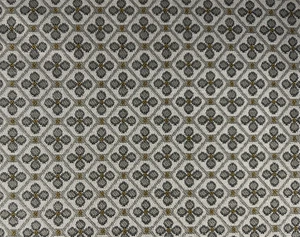 Moreton Trellis Fabric Oatmeal  Beige Fire Retardant Treated Upholstery - Picture 1 of 8