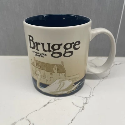Brugge Belgium Starbucks Coffee 16oz 473ml Mug Global Icon City Collection - Image 1 of 4