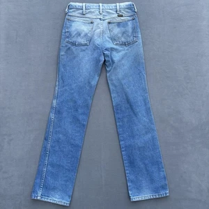 Vintage Wrangler Jeans 936DEN 30x32 Made in USA Cowboy Cut AMAZING FADE - Picture 1 of 20
