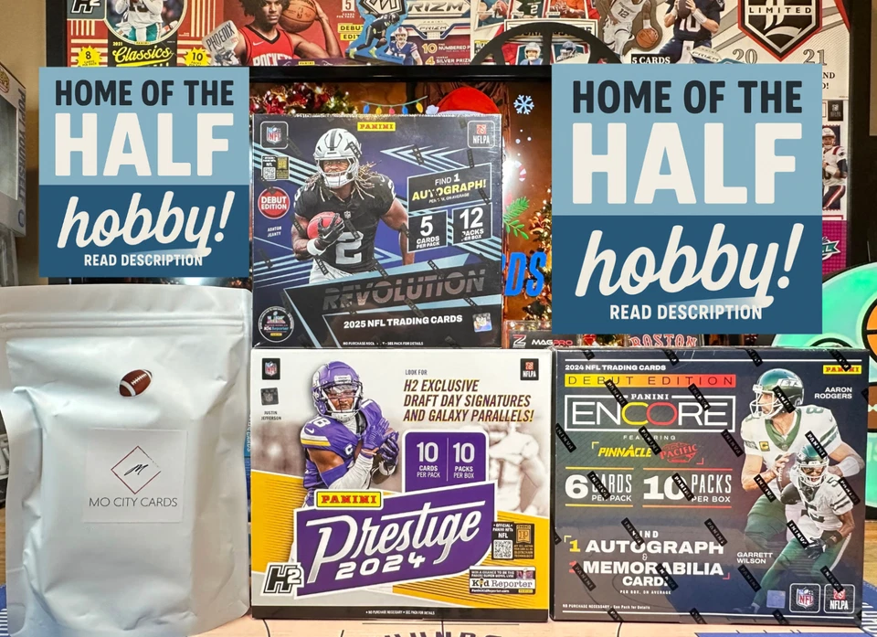 Philadelphia Eagles Hobby Box BREAK 24-25 NFL 1/2 Revolution 1/2 Prestige H2 - Image 1 of 4