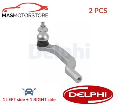 TRACK ROD END RACK END PAIR FRONT DELPHI TA3918 2PCS I NEW OE REPLACEMENT - Image 1 of 4
