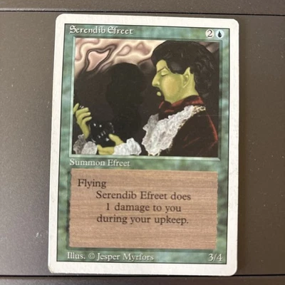 1 x Serendib Efreet - Revised Edition - Very Little Play - MTG - Image 1 of 2