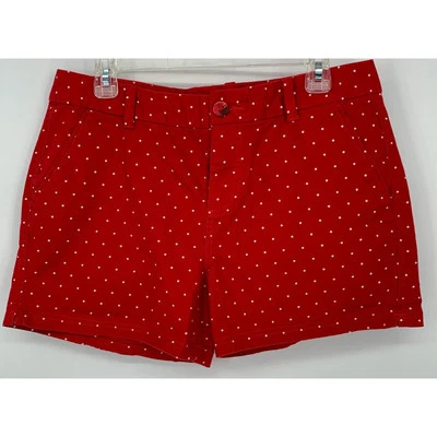 Шорты женские Columbia размер 12 красно-белые в горошек функциональные рыболовные снасти PFG - Изображение 1 из 4