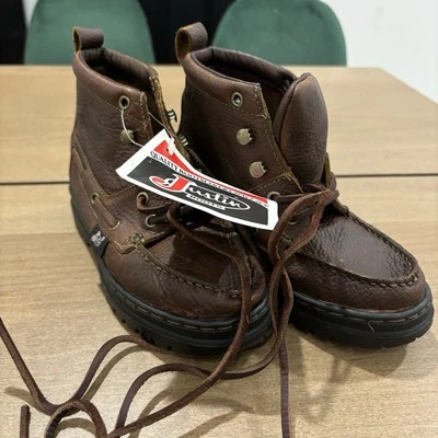 Chukka de cuero de vaca rústico Justin para niños Foto 1 de 4