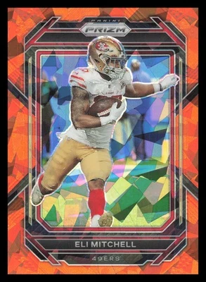2022 Panini Prizm Orange Ice #264 Eli Mitchell San Francisco 49ers Football Card - Image 1 of 2