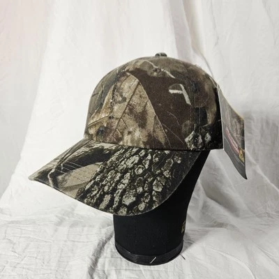 迷彩棒球帽带背面空白曲线比尔遮阳帽男式 Realtree 全新 — 第 1/4 张图片