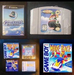 Wave Race (Gameboy) , Wave Race 64 (N64) And Wave Race: Blue Storm (Gamecube) - Picture 1 of 10
