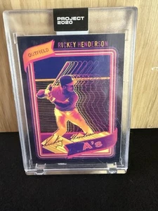 2020 Topps Project 2020 - 1980 Topps Rickey Henderson #21 Matt Taylor /2104 - Bild 1 von 5