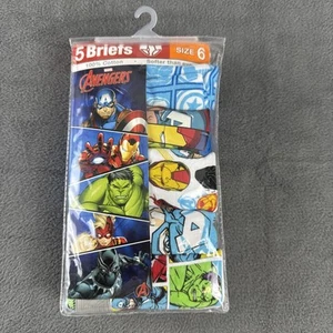 Marvel Boys' Avengers Assorted Briefs, 5-Pack - Picture 1 of 8