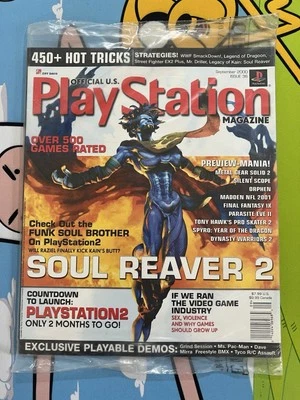 Playstation Magazine #36 September 2000 Soul Reaver 2 Sealed W/ Demo Disc - Image 1 of 2