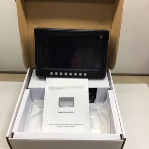 9" Digital  4PIN Rear View Camera Color Monitor For RV With Remote. 4 Channels - Picture 1 of 5