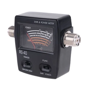 RS40 Power SWR Meter RS-Measurable Up to 200W Power Range with Adapter - Picture 1 of 8